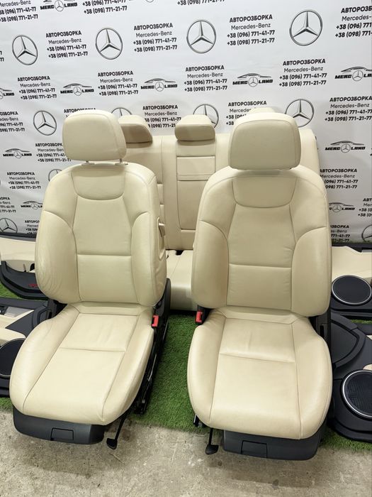 W204 салон сидіння кожа amg амг Mercedes Авторозборка