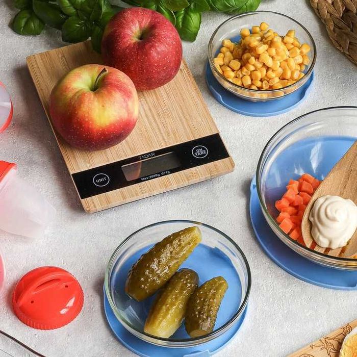 WAGA KUCHENNA TACA Bambusowa Elektroniczna LCD do 5 kg / 1 g. Tara