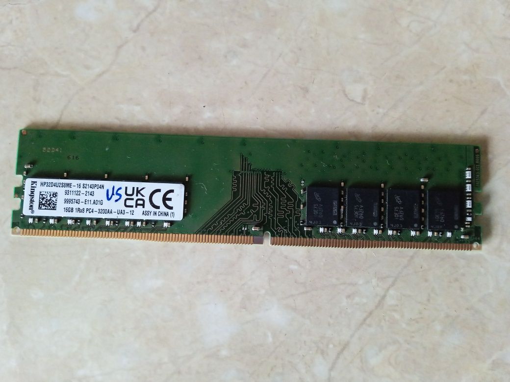 DDR4 Kingston 16 gb