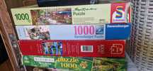 Zestaw puzzle 4x 1000 części ravensburger