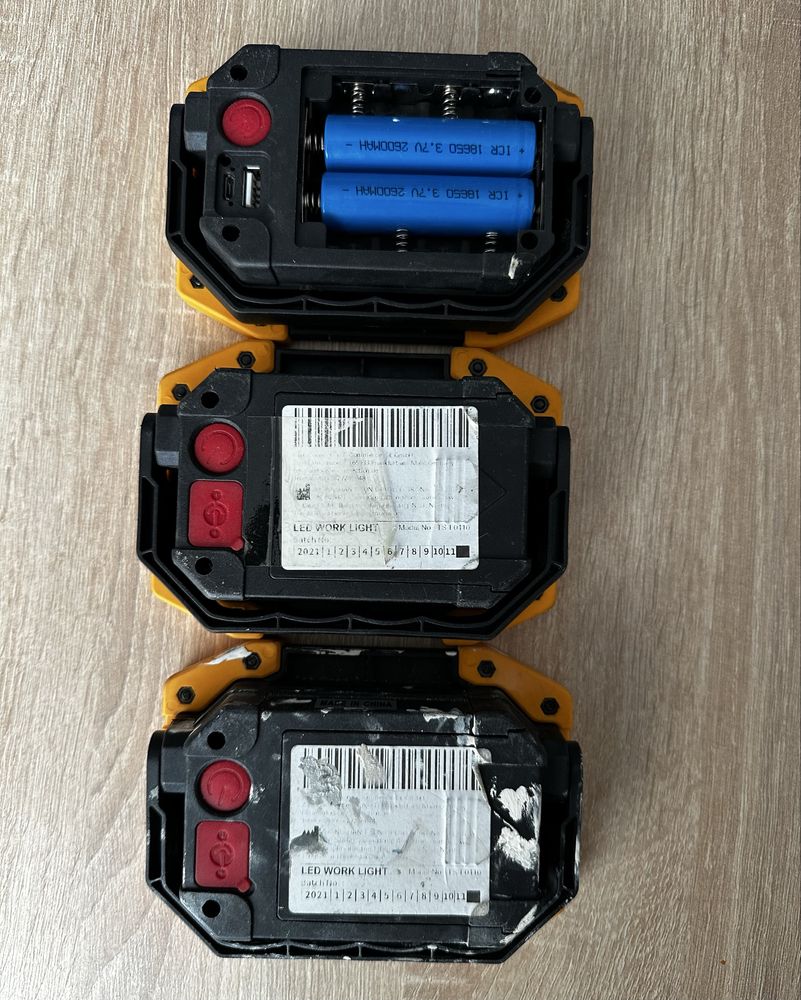 Lampy robocze LED 20W z akumulatorem przenośny reflektor budowlany USB