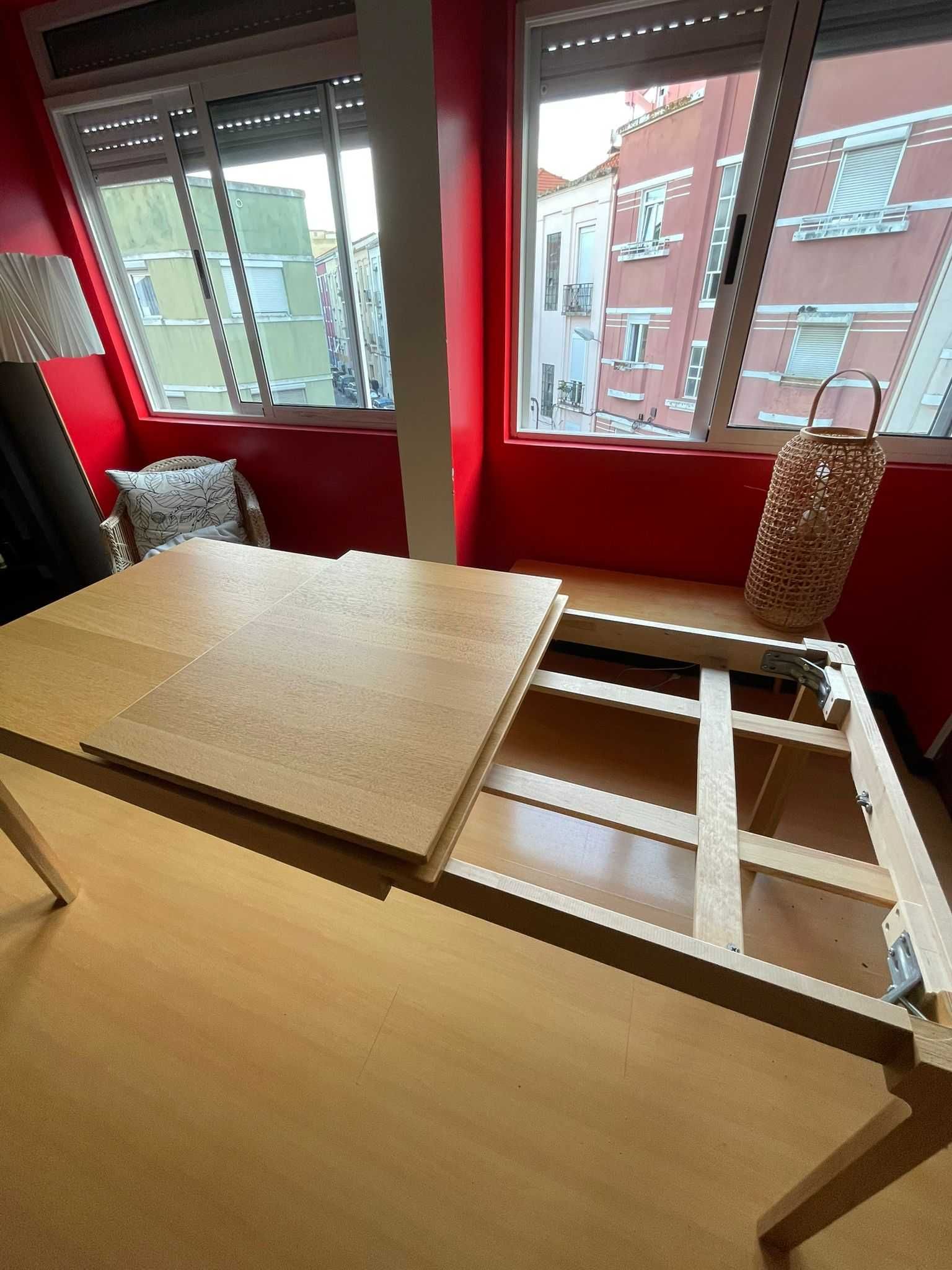 EKEDALEN, Mesa extensível (120/180cm)