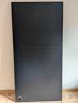 Czarny Blat biurkowy 138x67cm z otworem