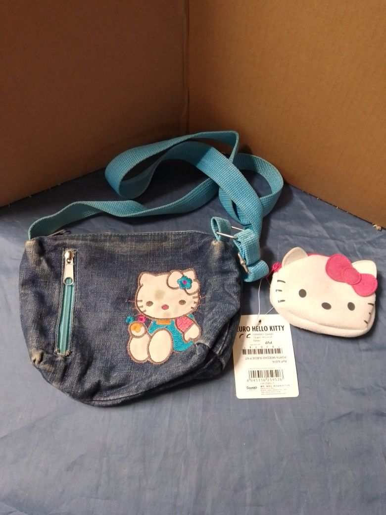 Bolsa e carteira originais da Hello Kitty