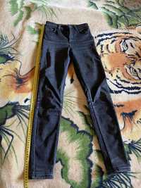 Черные джинсы жилет EckoRed с капюшоном в стиле хип-хоп на меховой пдк
