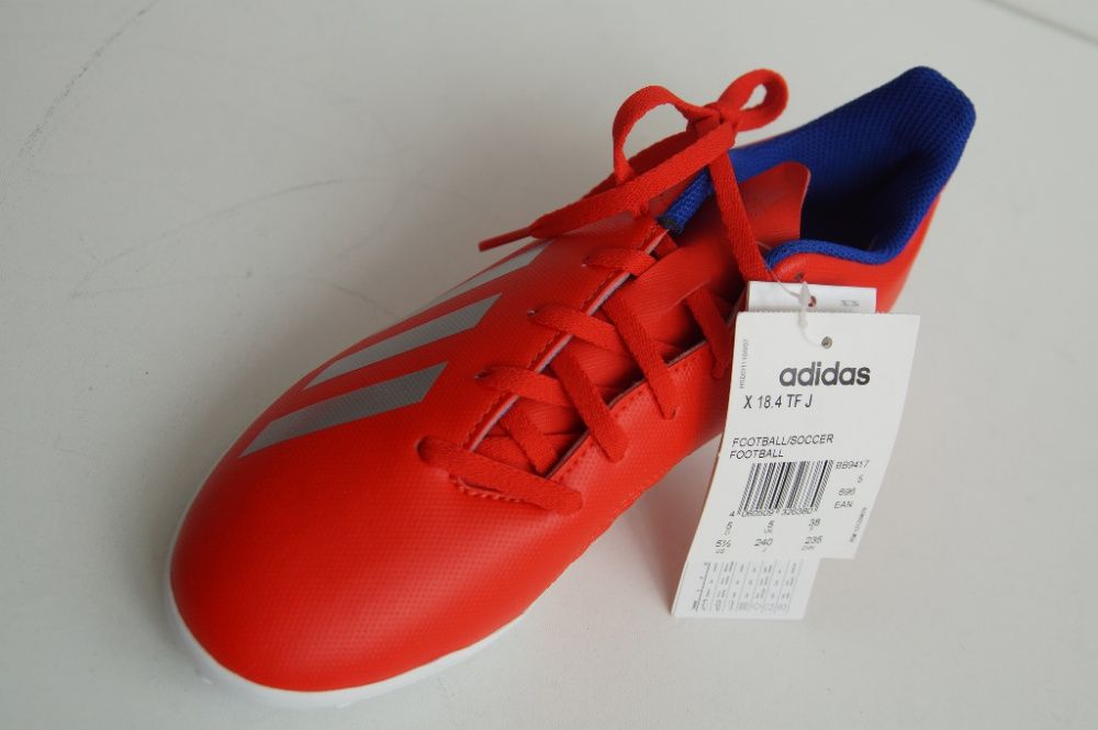 ADIDAS X 18.4 TF J turfy juniorskie NA orlik r. 38, 38 2/3, r 37 24cm