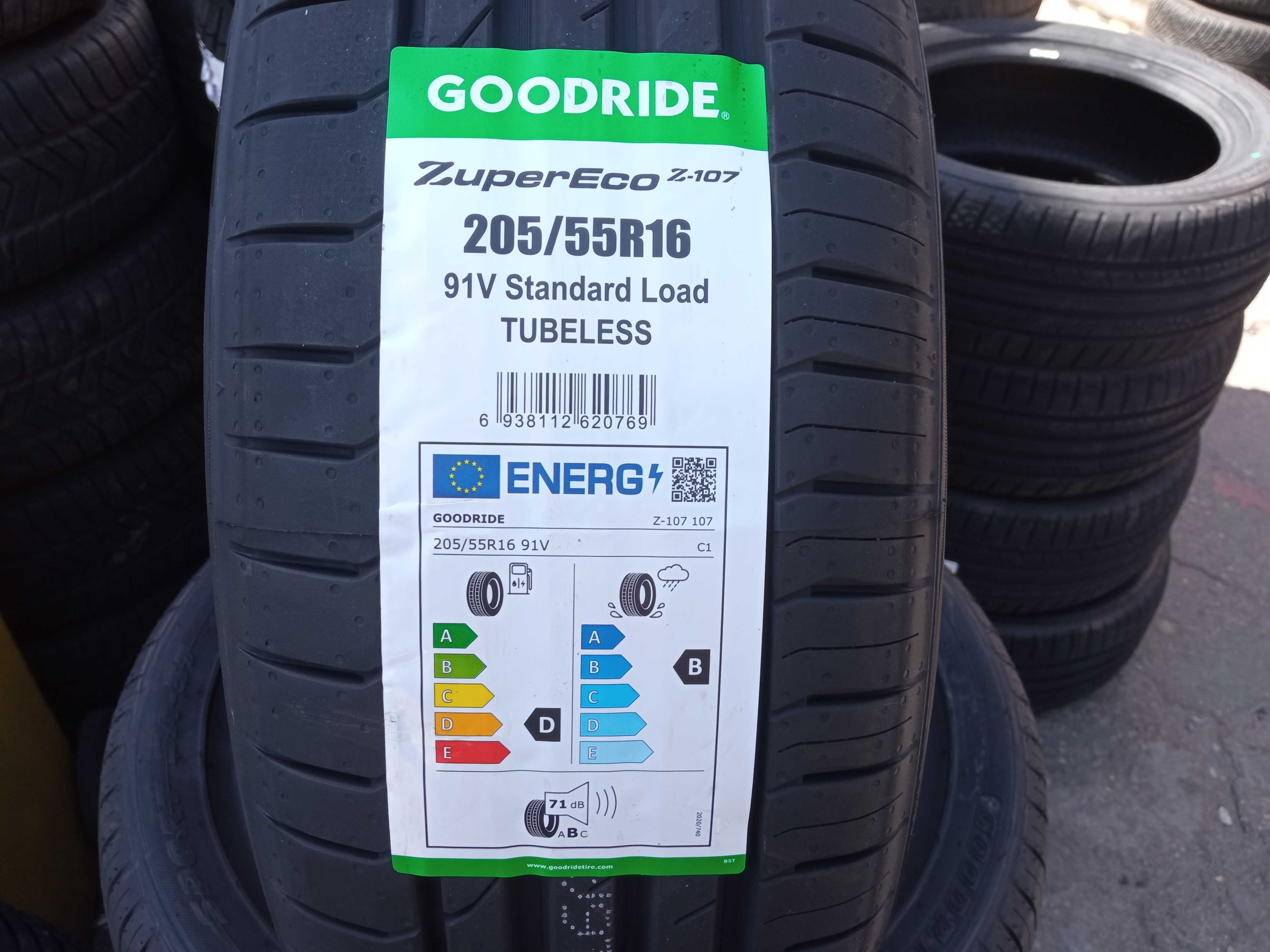 205/55R16 Goodride Z-107 lato Nowe 1szt Komplet Para Montaż  n1623