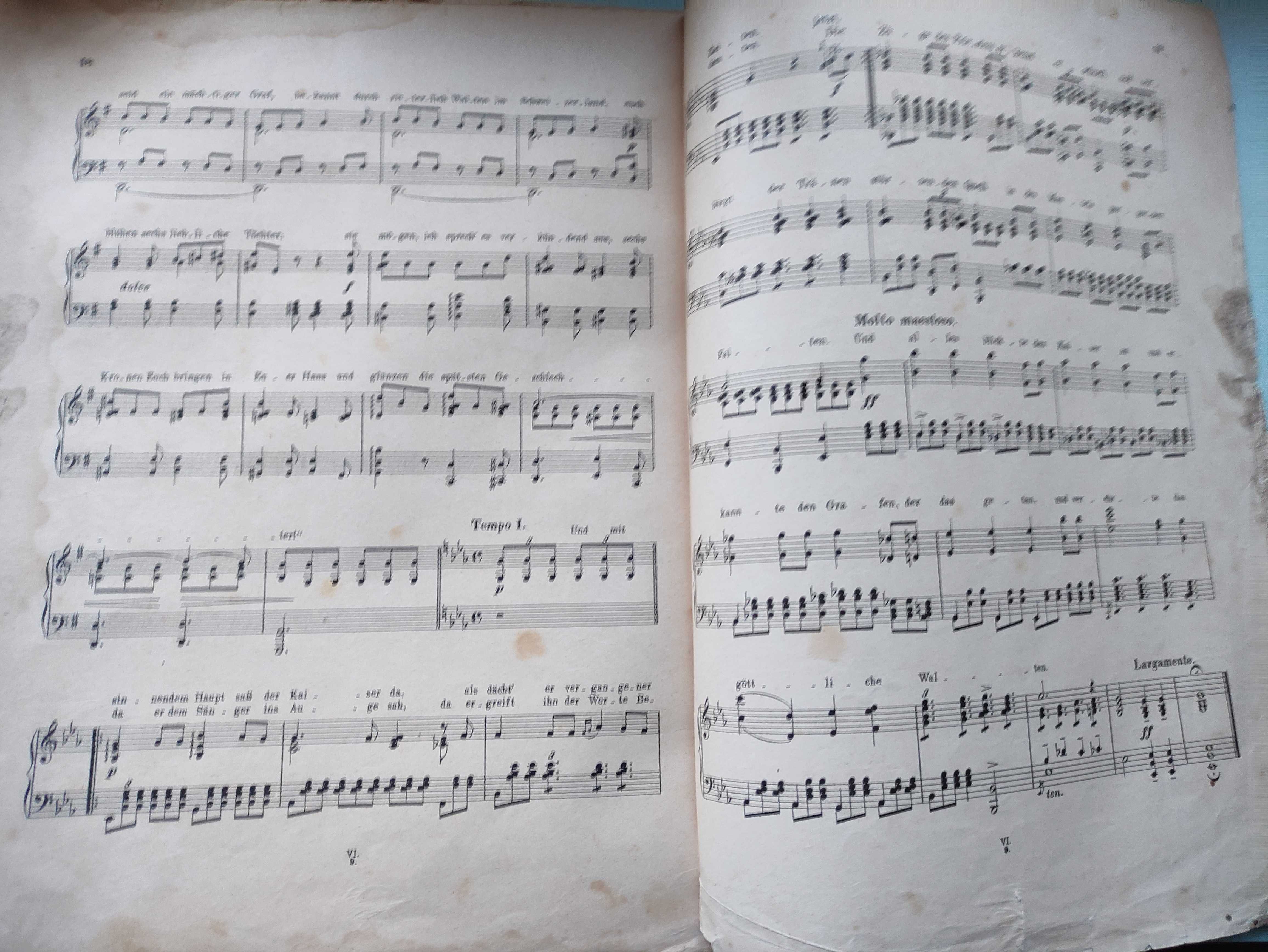 Ноты.Фридрих фон Шиллер (сборник муз. произведений).1905г.