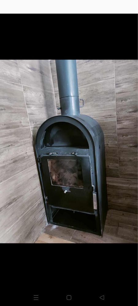 Piec kominkowy plus rura