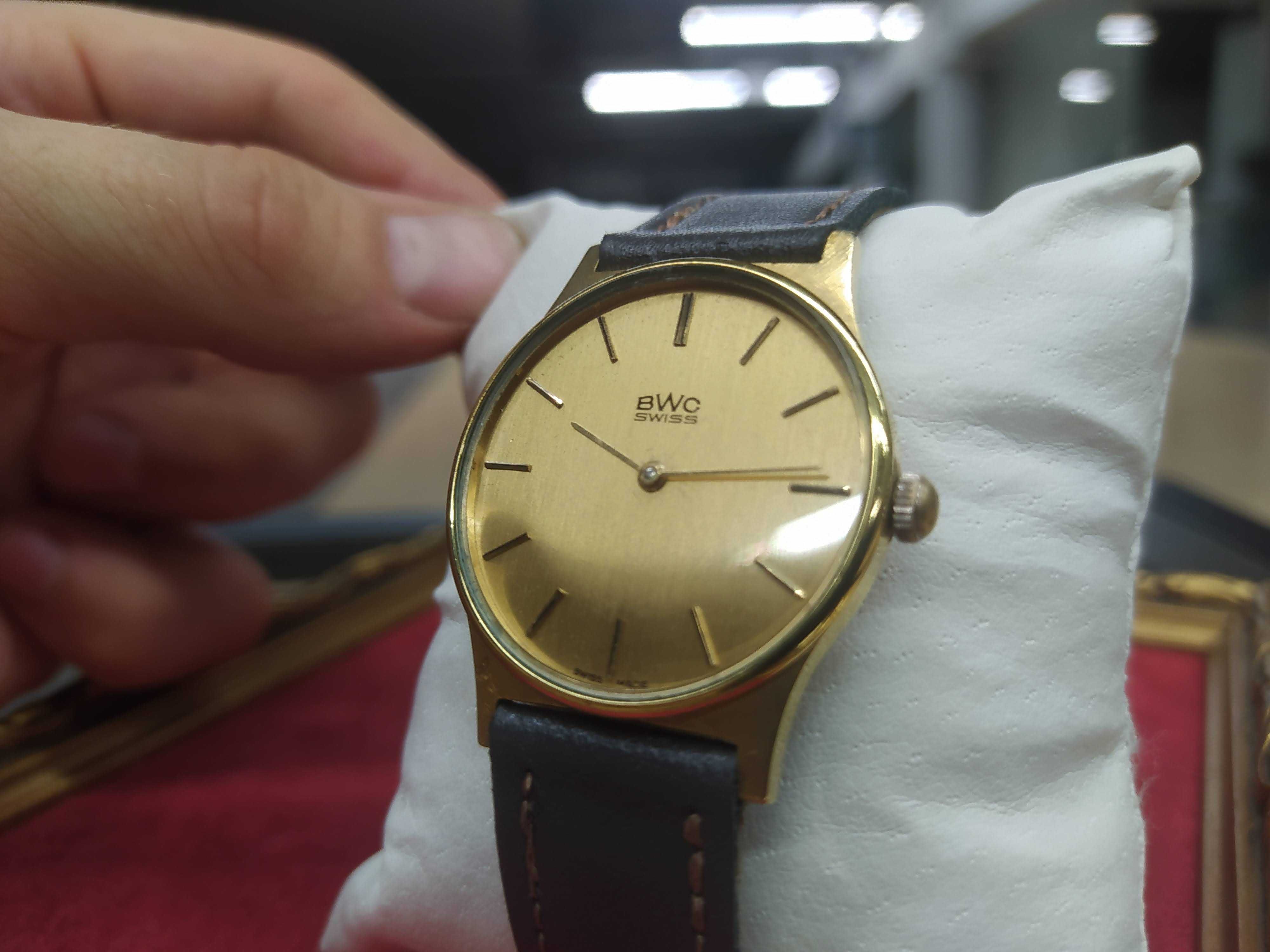 Szwajcarski zegarek BWC Minimalistyczny ART !! mechaniczny Vintage !!