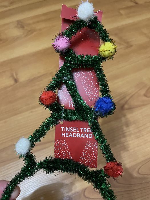Детский карнавальный обруч «елочка» на голову.