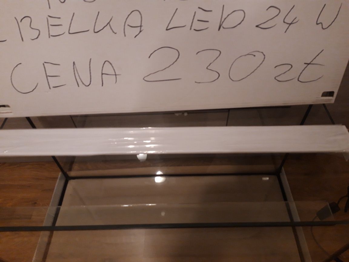 Akwarium NOWE 112L z belka Led 24 w
