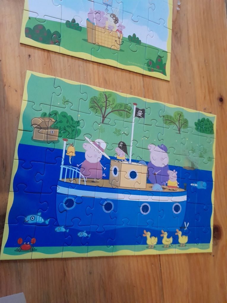 Zestaw puzzli Świnka Peppa, 4 w 1 .Puzzle Trefl