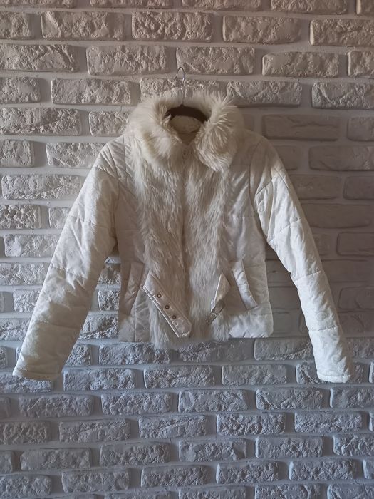 Kurtka jesienno zimowa ecru  XS/S