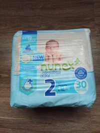 Pampers  3-6 кг nunex premium 2 в упаковке 30 шт