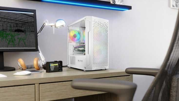 Komputer Gamingowy Ryzen 5 3600/RX 6600 8GB/16GB RAM/1TB SSD/Wi-Fi/Gw.