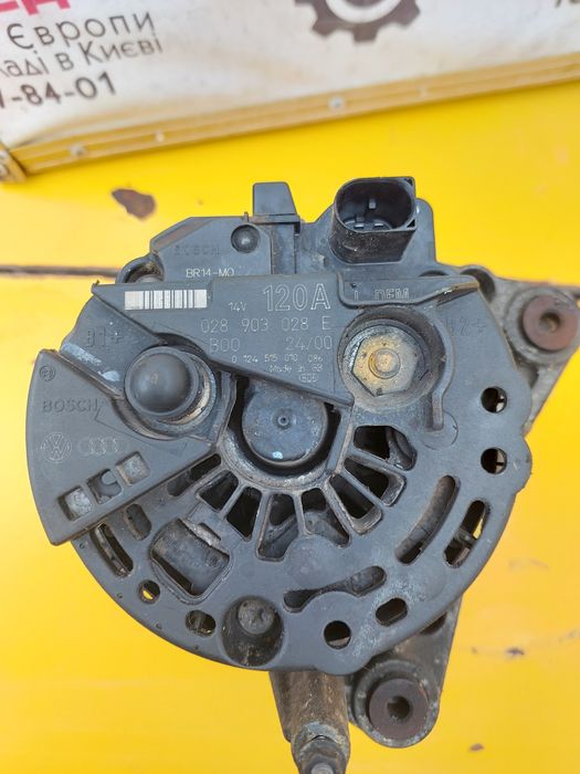 Генератор фольксваген т5 кади тоуран гольф 4 1.9 tdi
028903028E VAG
Б/