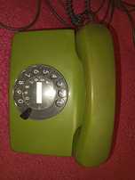 Старый ретро дисковый телефон Deutsche Post Fe TAp 791-1 Retro V