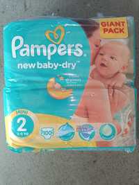 Nowe Pampers 2 100 sztuk