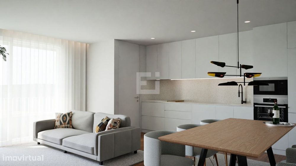 Apartamento  com áreas amplas e luminosas, superiores ao habitual no m