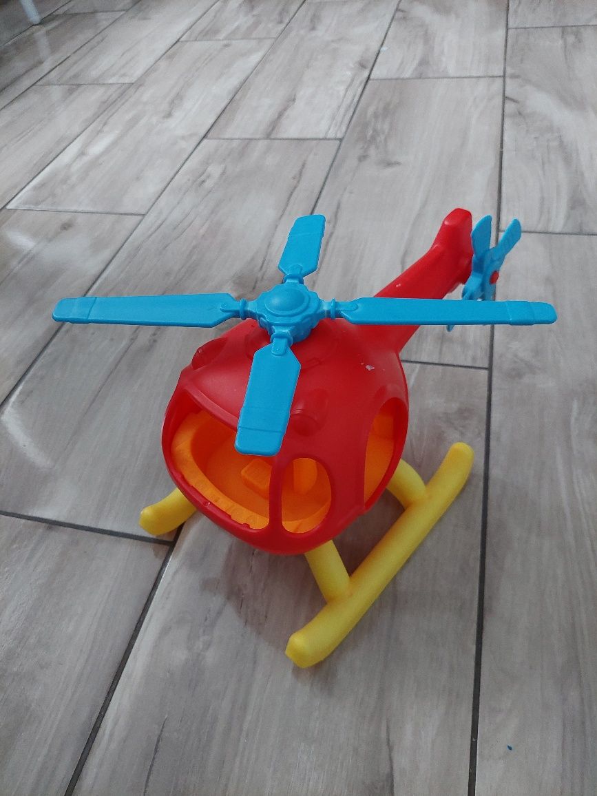 Zabawka helikopter duży twardy plastik