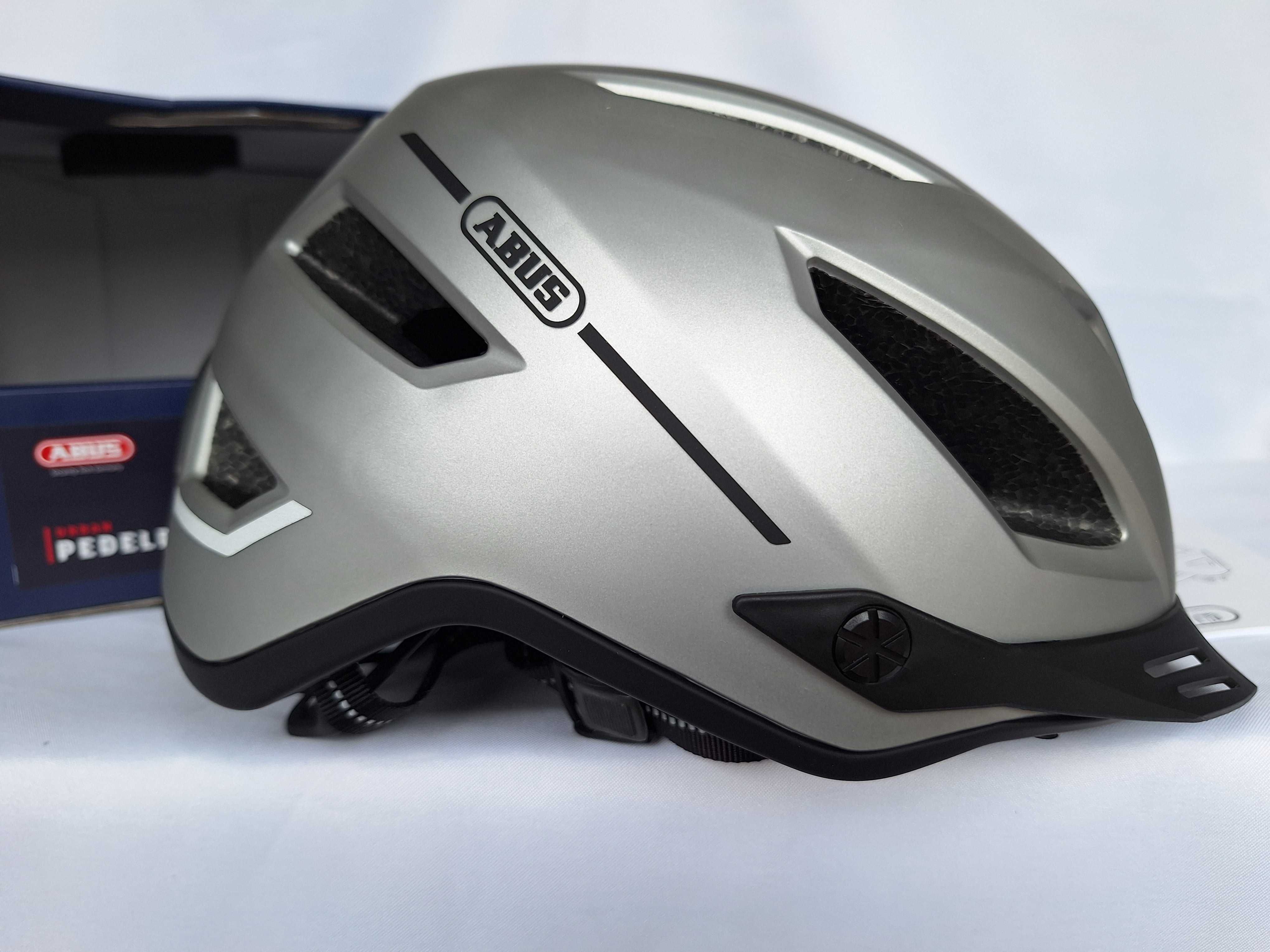 Kask rowerowy Abus Pedelec 2.0 Silver Edition M 52-57cm