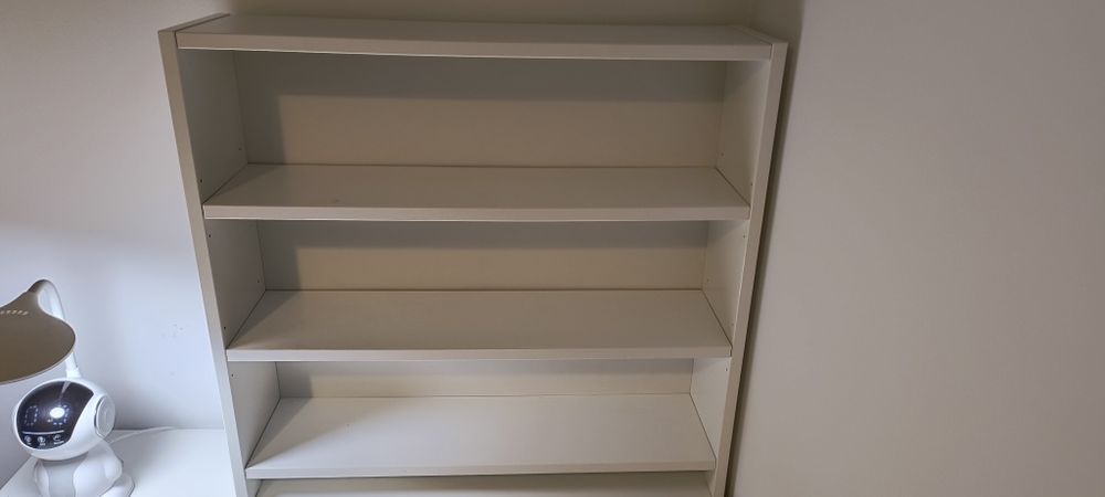 PAHL białe biurko z nadstawką