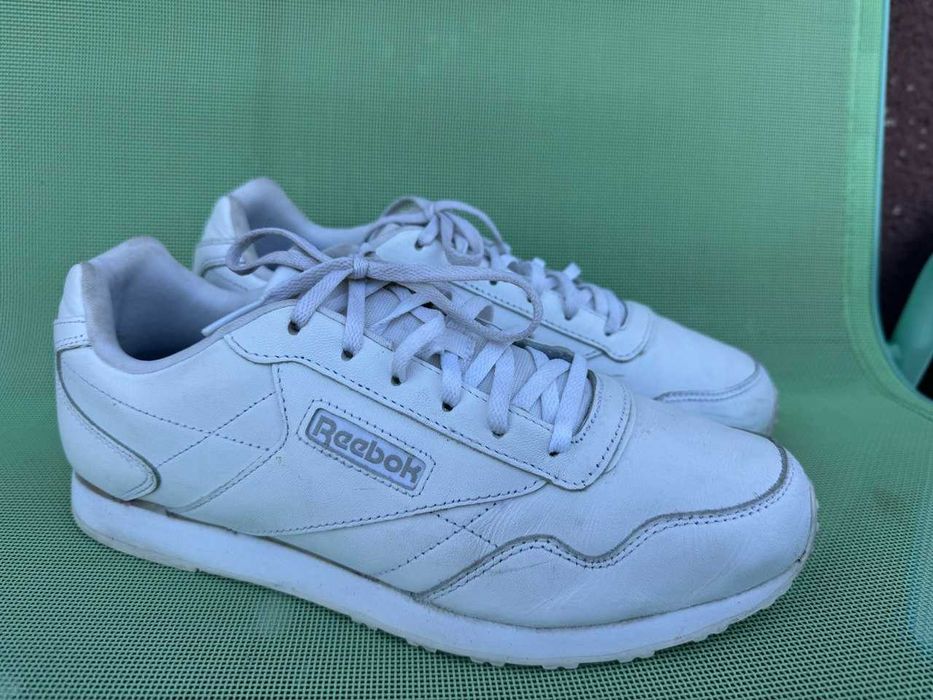 кроссовки шкіряні туфлі мокасіни туфли кожаные Reebok р. 41 26.8 см