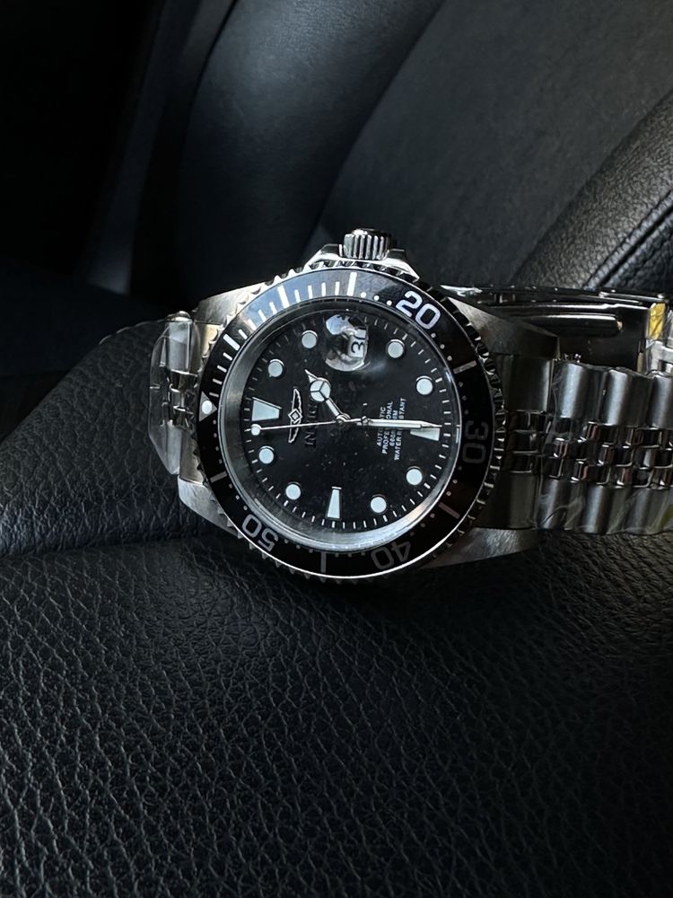 Часы Invicta Pro Diver 42мм мужские механика 100% ОРИГИНАЛ, скидка 70%