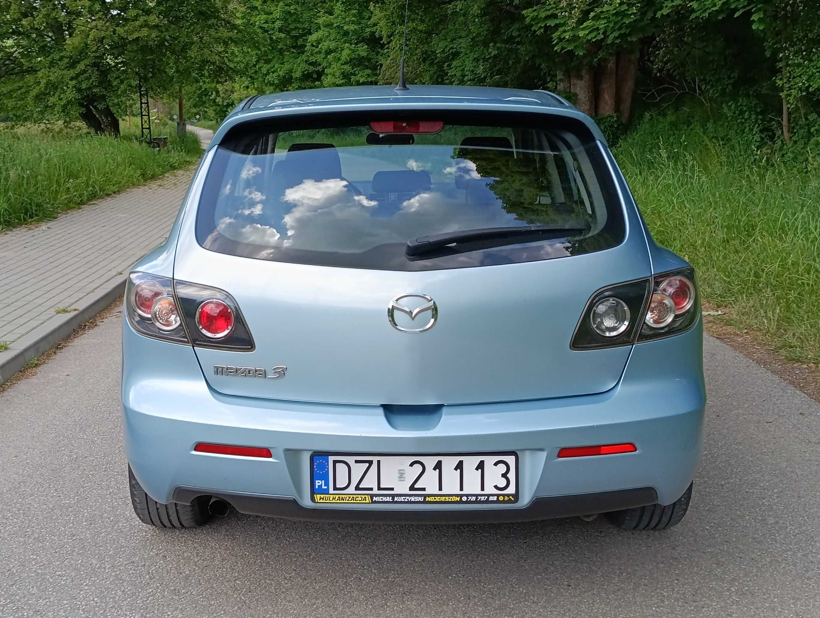Mazda 3 BK Lift 1.6 Benz. 2007r Klima Alu 16" z Niemiec Zarejestrowana