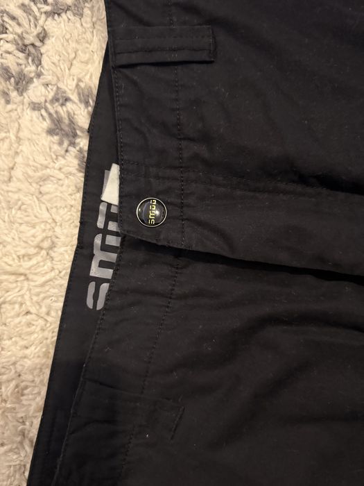 широкі штани карго чорні, rap pants