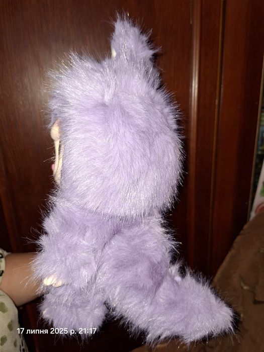 Labubu лабубу мякий Лабубище фіолетовий з хвостом зімомо zimomo тік то