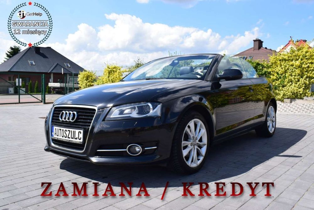 Audi A3 Cabrio 2.0 TDI, AUTOMAT, Cabriolet, Zarejestrowany, Opłacony, Zadbany