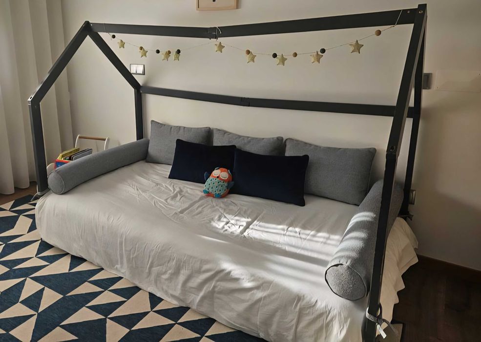 Estrutura de Cama Casa de Criança 90x200cm