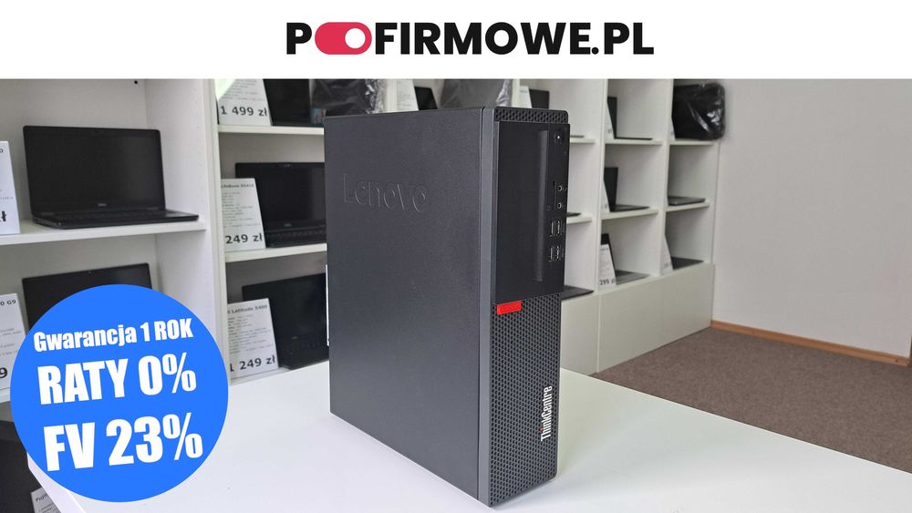 Do Biura i do Domu Lenovo ThinkCentre M710s i5 8GB 256SSD RS-232 PS/2