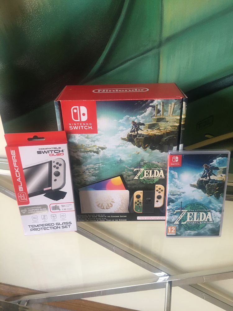 Nintendo switch Oled NOVA Zelda Tears of the kingdom edition