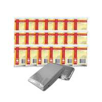 10 x Термоковдра Everready  137x213 срібло emergency termal blanket