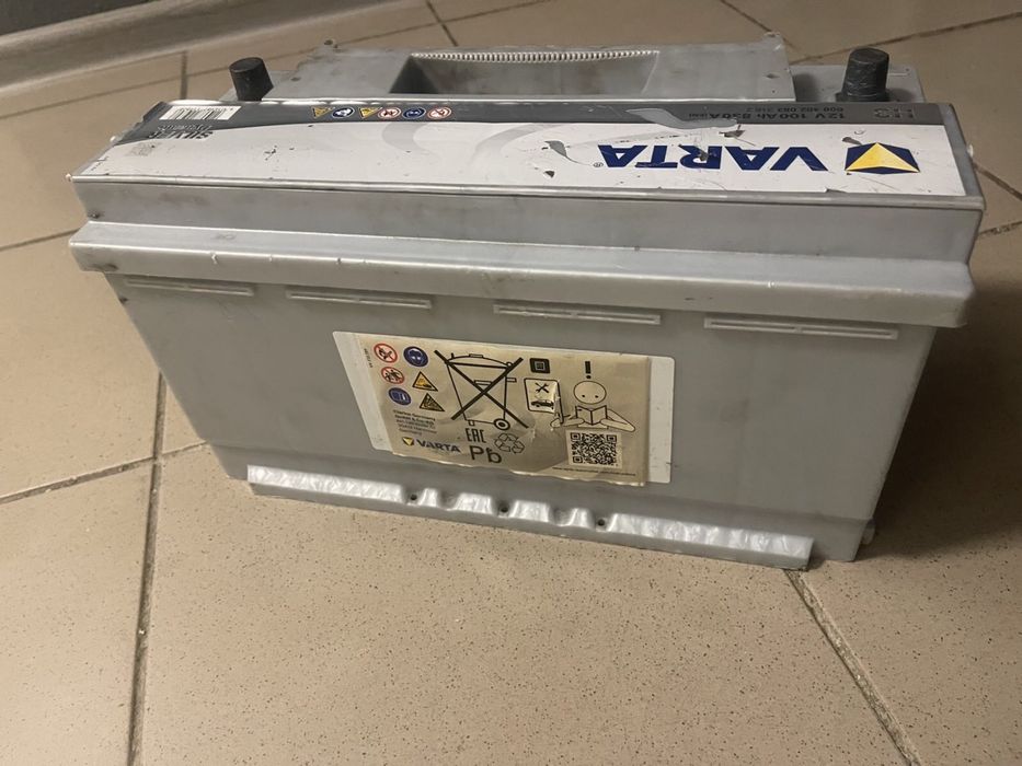 Аккумулятор varta 100ah 830a p+