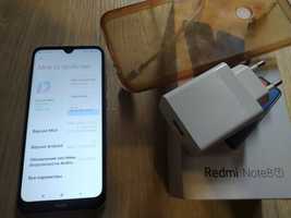 Смартфон Xiaomi redmi note 8T 9T 6/128  NFC комплект + скло ідеал