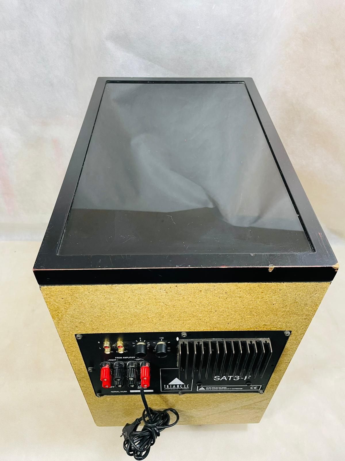 Subwoofer aktywny TRIANGLE SAT3 F 2x bass tuba Jakość woofer