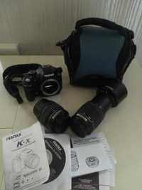 Фотоаппарат Pentax K-x + DA L 18-55mm + SMC DA 50-200mm f/4-5.6 ED WR