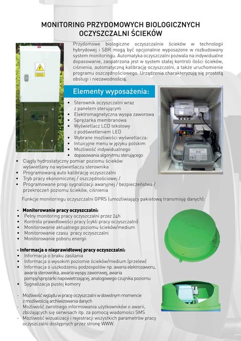 Przydomowa biologiczna oczyszczalnia  SBR METRIA 4-6 (Bezzapachowa)