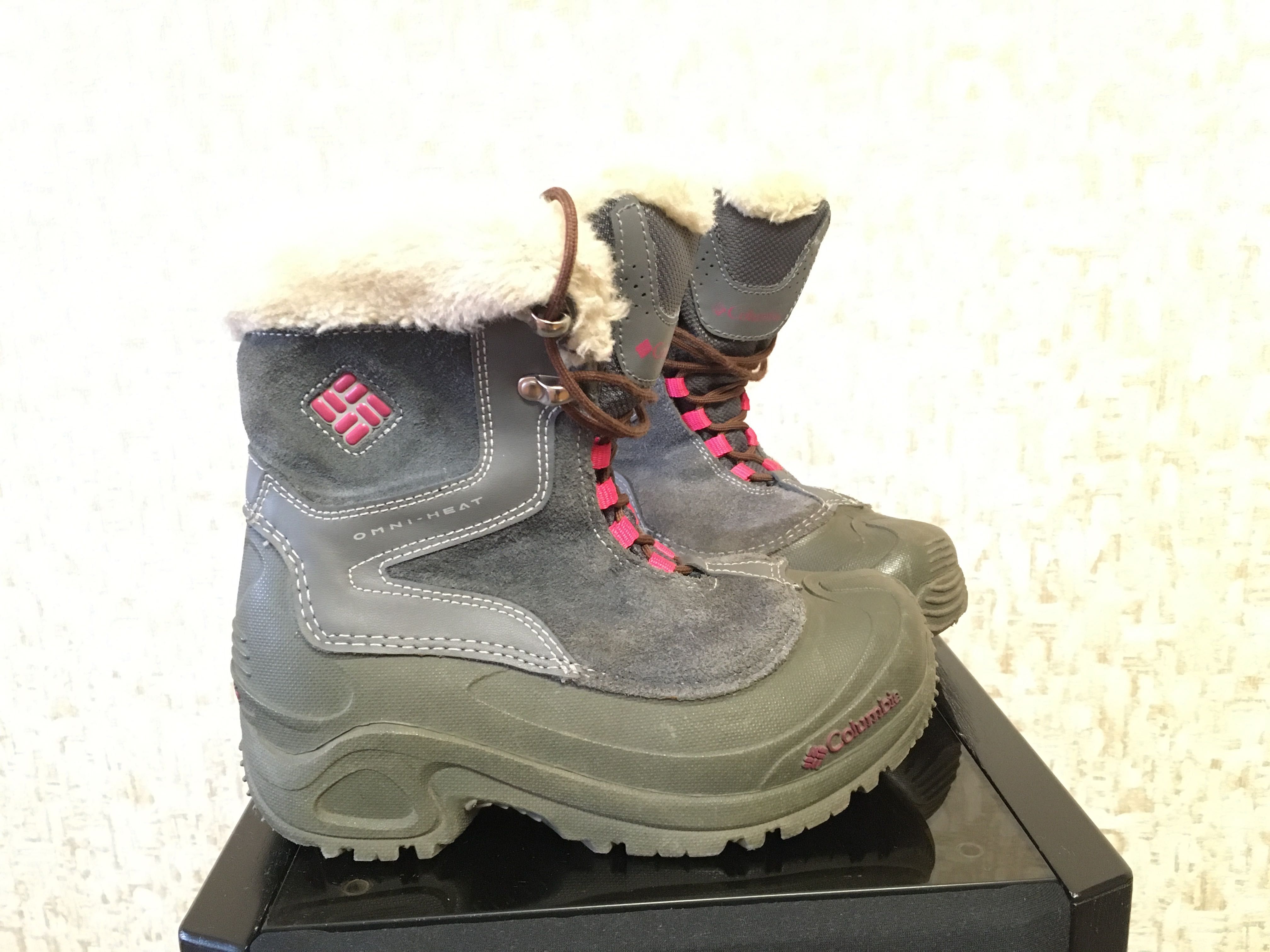Черевики, чобітки зимові columbia youth omni-heat winter snow boot