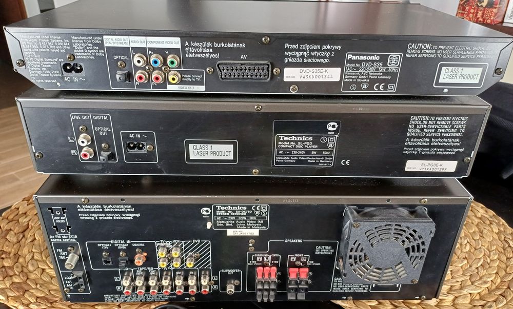 Zestaw audio Technics/Panasonic używane