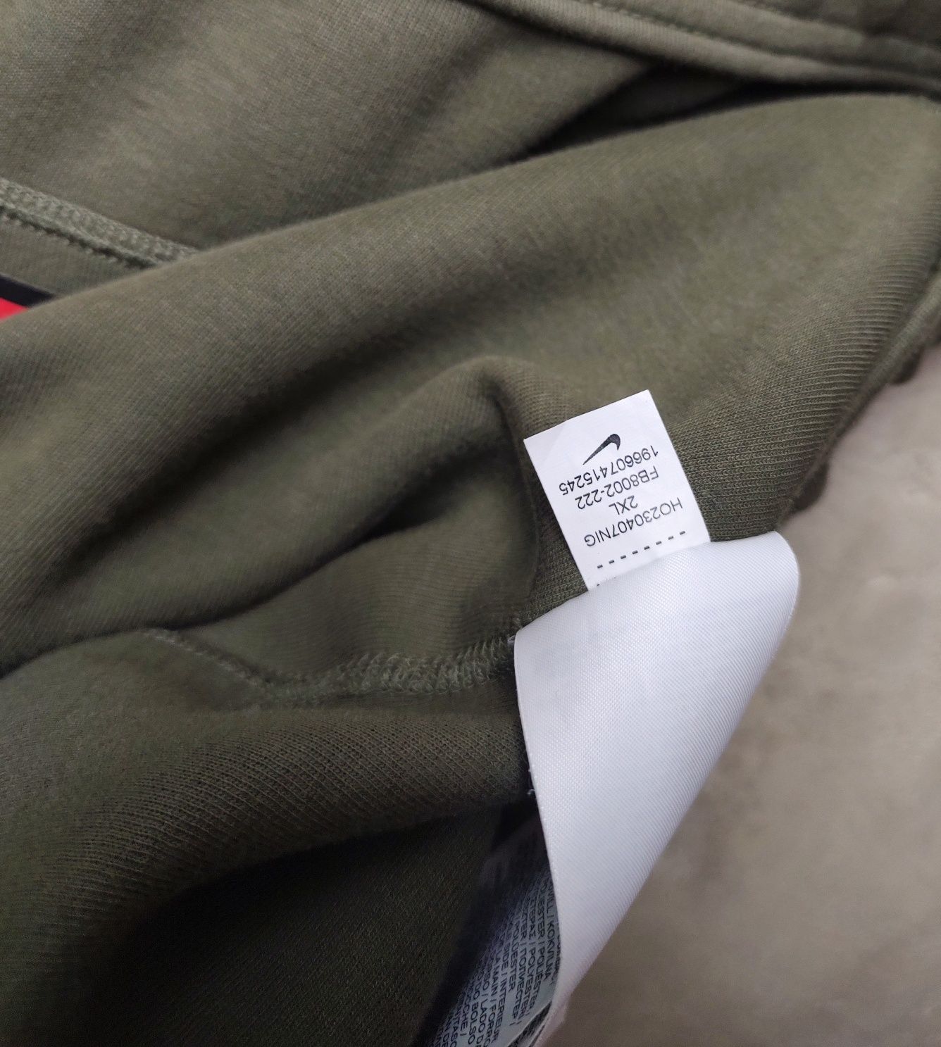 NIKE Tech Fleece__spodnie dresowe męskie (XXL duże) oliv / khaki