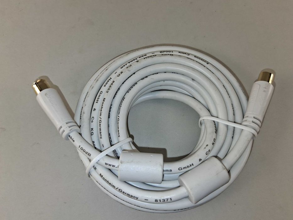 N089 Kabel Antenowy Koncentryczny Hama 100dB Wysokiej Jakości
