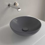 Umywalka Loop&Friends 38cm grafitowa + korek w komplecie Villeroy&Boch