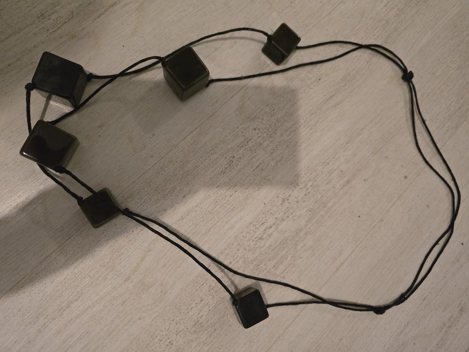 Naszyjnik Solar czekoladowy brąz