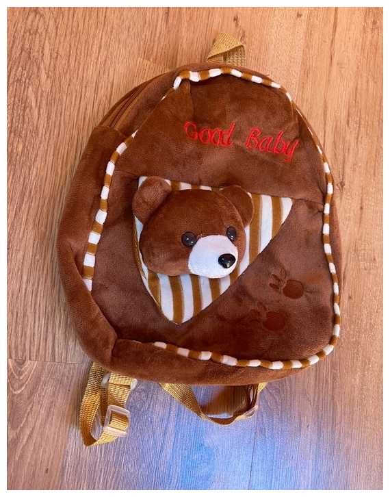 nowy plecak przedszkole mis plusz teddy pluszak maskotka