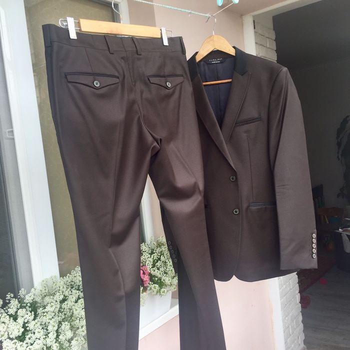 Костюм брючний Zara man, чоловічий костюм